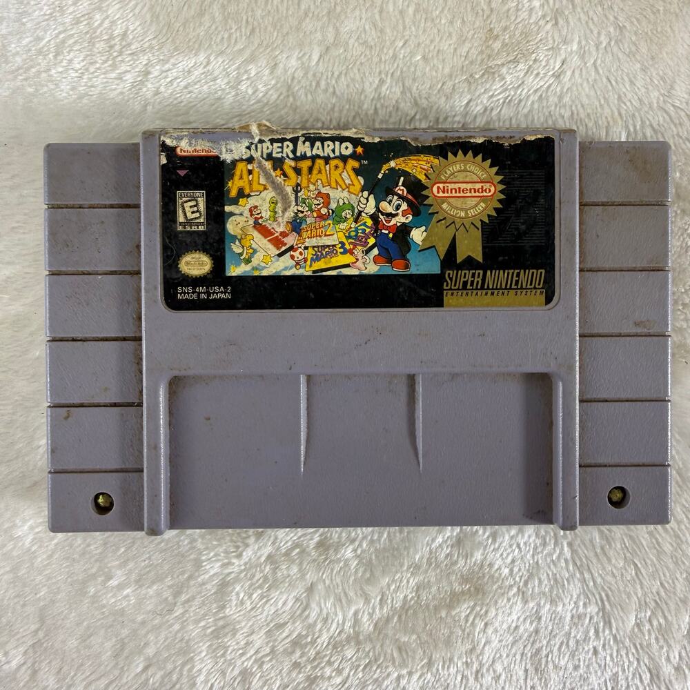 Super Mario All-Stars (Super Nintendo SNES, 1993) Not Tested
